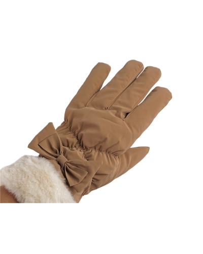 Dámske rukavice šusťákové, zateplené, dotykové - 1 pár | Mimib