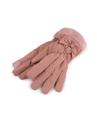 Dámske rukavice šusťákové, zateplené, dotykové - 1 pár | Mimib