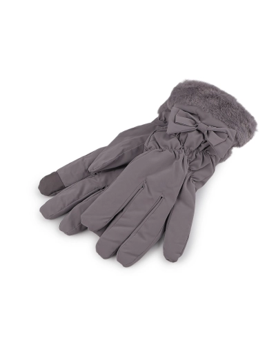 Dámske rukavice šusťákové, zateplené, dotykové - 1 pár | Mimib