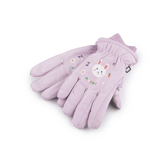 Detské rukavice šusťákové zateplené s elastickým nápletom - 1 pár | Mimib