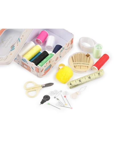 Súprava na šitie v plechovej krabičke - 1 ks | Mimib