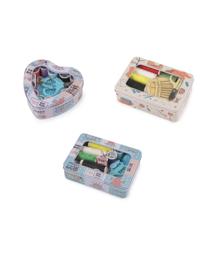 Súprava na šitie v plechovej krabičke - 1 ks | Mimib