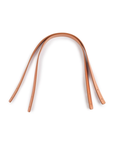 Kožené ucho na tašku šírka 1,5 cm dĺžka 45 cm - 2 ks | Mimib