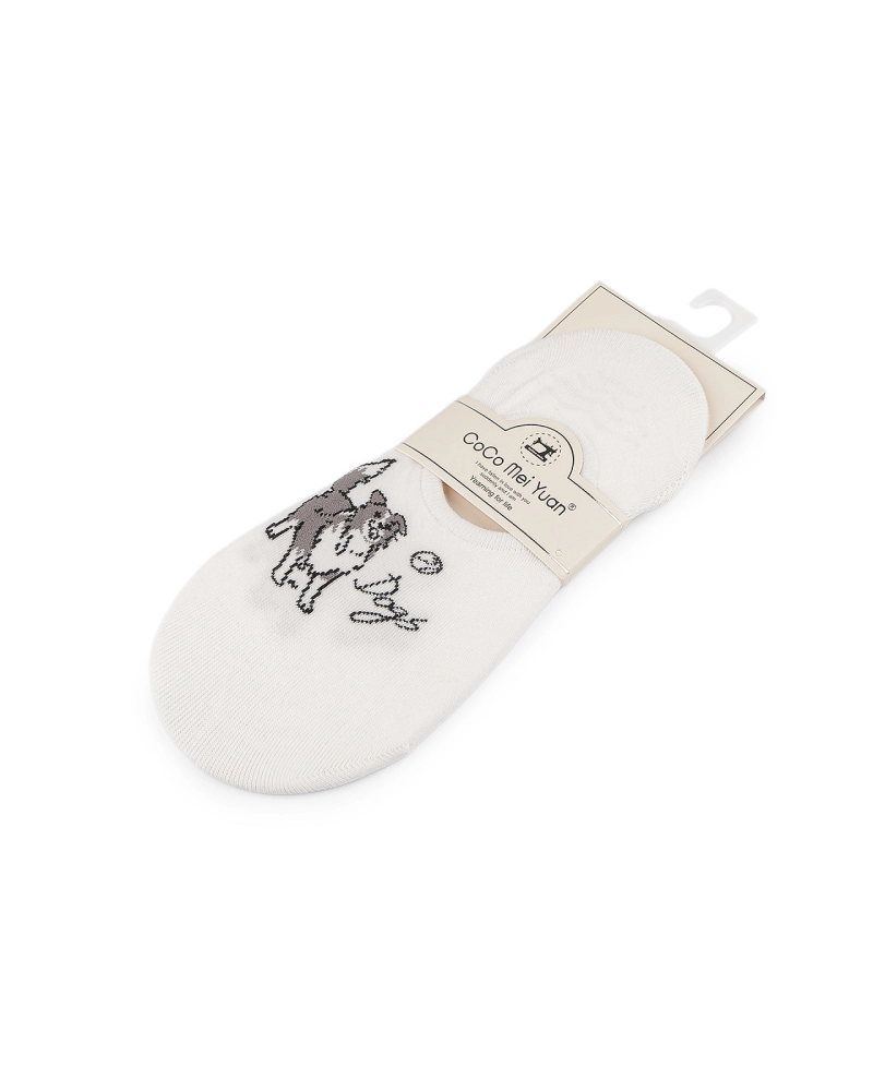 Dámske / dievčenské bavlnené ponožky do tenisiek - 1 pár | Mimib