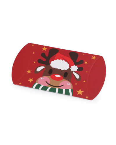 Vánoční dárková krabička sob, Mikuláš, sněhulák, | Mimib