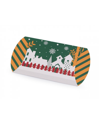 Vánoční dárková krabička sob, Mikuláš, sněhulák, | Mimib