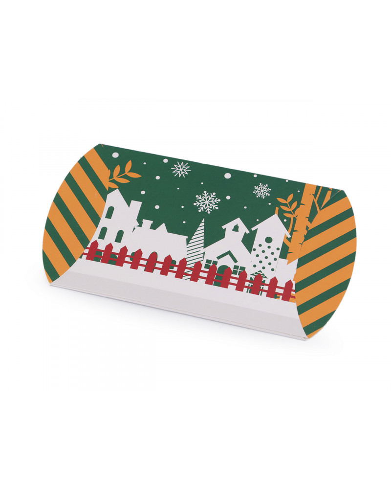 Vánoční dárková krabička sob, Mikuláš, sněhulák, | Mimib