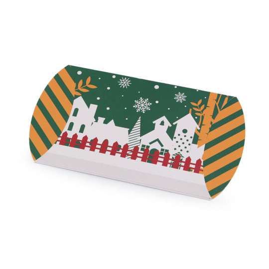 Vánoční dárková krabička sob, Mikuláš, sněhulák, | Mimib