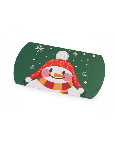 Vánoční dárková krabička sob, Mikuláš, sněhulák, | Mimib