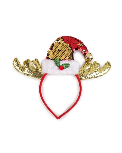 Čelenka do vlasov elf, vianočná / párty - 1 ks | Mimib