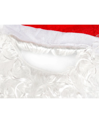 Mikulášska čiapka s fúzmi - 1 ks | Mimib