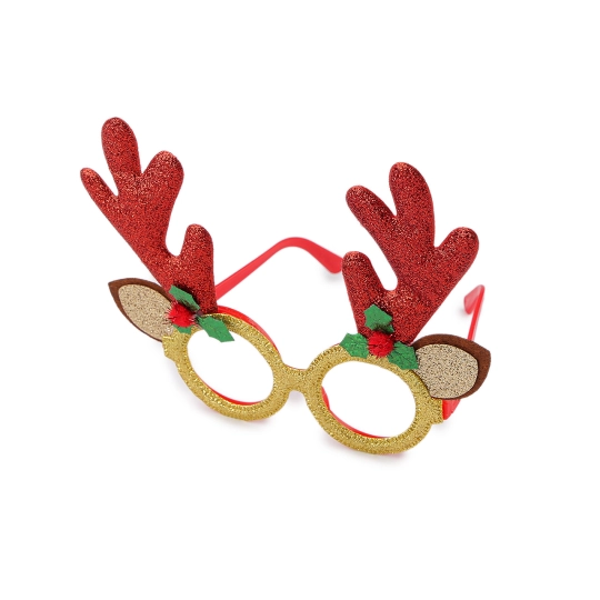 Vianočné párty / karnevalové okuliare sob - 1 ks | Mimib