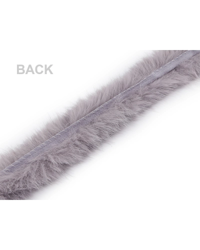 Všívacia odevná / dekoračná kožušina okrúhla šírka 5 cm - 1 m | Mimib