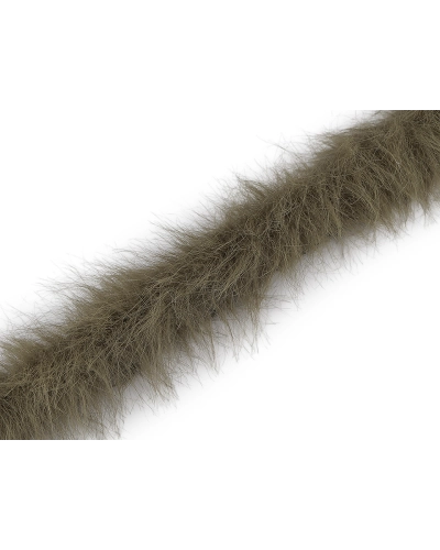 Všívacia odevná / dekoračná kožušina okrúhla šírka 5 cm - 1 m | Mimib