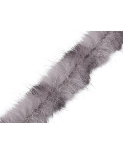 Všívacia odevná / dekoračná kožušina okrúhla zvierací vzor šírka 4,5 cm - 1 m | Mimib