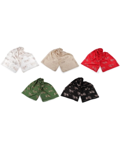 Šatka / šál so zlatou potlačou 70x180 cm - 1 ks | Mimib