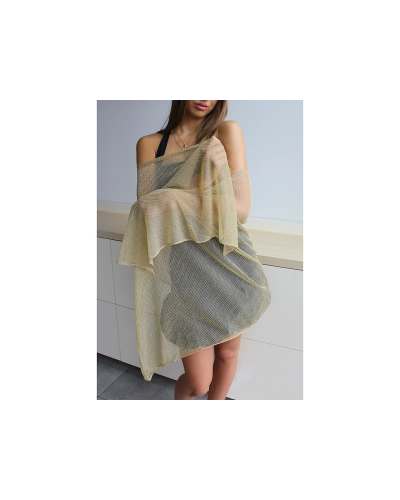 Spoločenský šál cez ramená s lurexom 60x160 cm - 1 ks | Mimib