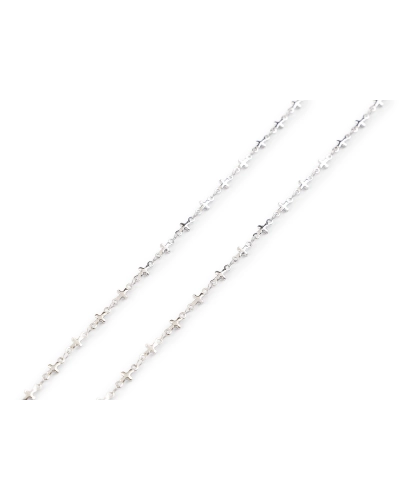 Retiazka z nerezovej ocele krížik 4 a 5 mm metráž - 1 m | Mimib