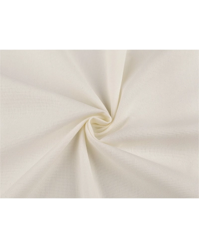 Odevná bavlnená tkanina s prímesou ľanu elastická - 1 m | Mimib