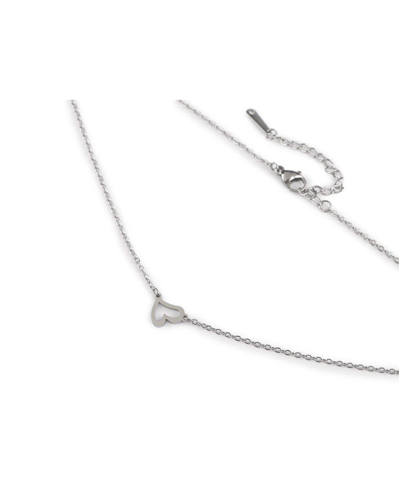 Náhrdelník z nerezovej ocele srdce - 1 ks | Mimib