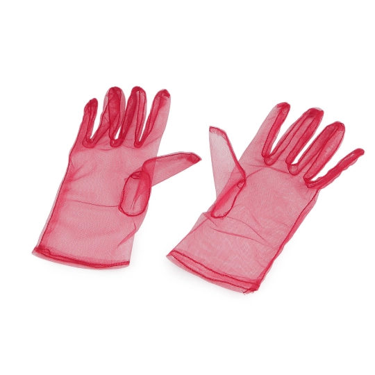 Spoločenské rukavice tylové - 1 pár | Mimib