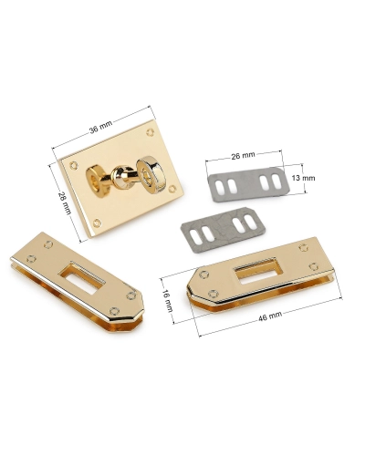 Sada zapínania na tašku - 1 sada | Mimib