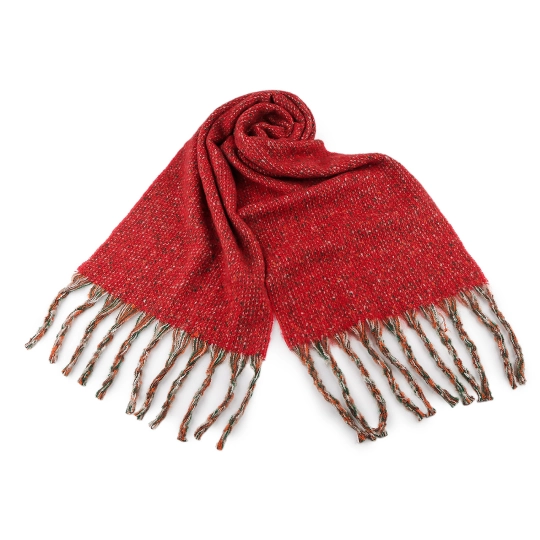 Zimný šál so strapcami 35x185 cm - 1 ks | Mimib