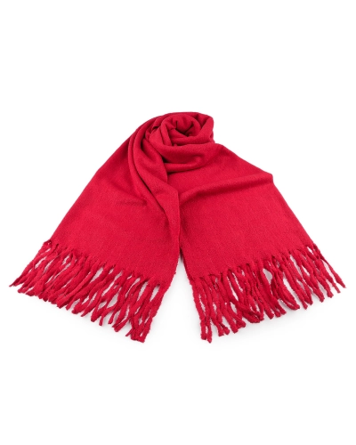 Zimný šál / pléd buklé so strapcami 65x190 cm - 1 ks | Mimib