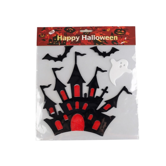 Gélové samolepky Halloween / čarodejnice - 1 kar. | Mimib