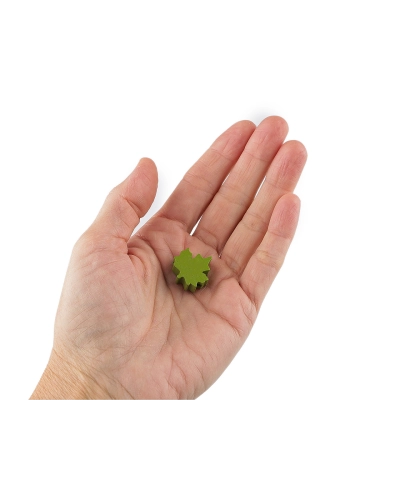 Drevené koráliky listy 19x20 mm - 5 ks | Mimib