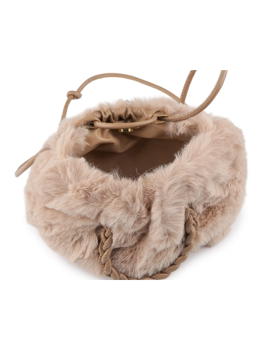 Kožušinová kabelka 24x18 cm - 1 ks | Mimib