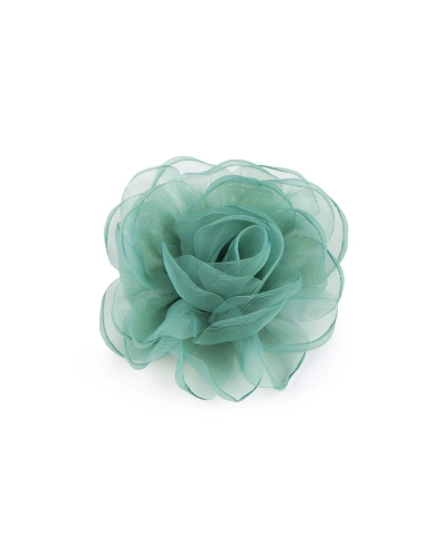 Brošňa organzový kvet Ø8 cm - 1 ks | Mimib