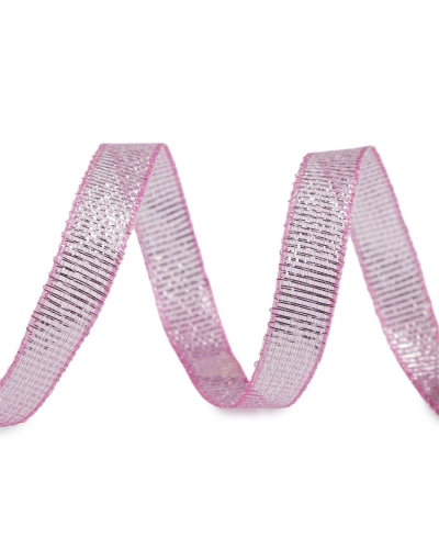 Brokátová stuha s lurexom šírka 10 mm - 10 m | Mimib