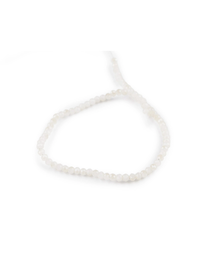 Sklenené korálky brúsené ohňovky 3 mm na drôtiku - 1 sáčok | Mimib