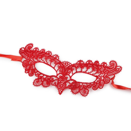Karnevalová maska - škraboška čipková - 1 ks | Mimib