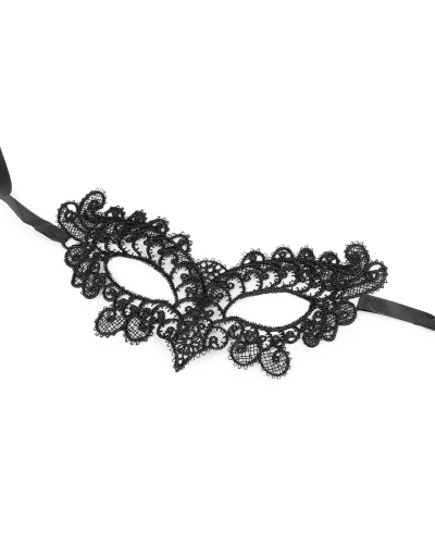 Karnevalová maska - škraboška čipková - 1 ks | Mimib