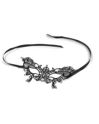 Karnevalová maska - škraboška čipková - 1 ks | Mimib