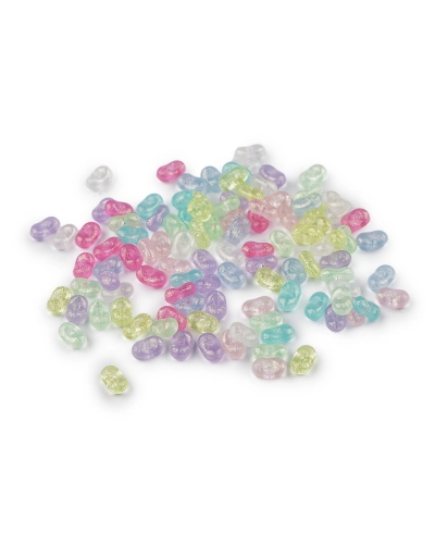 Plastové korálky peanut mix 4x6 mm - 10 g | Mimib