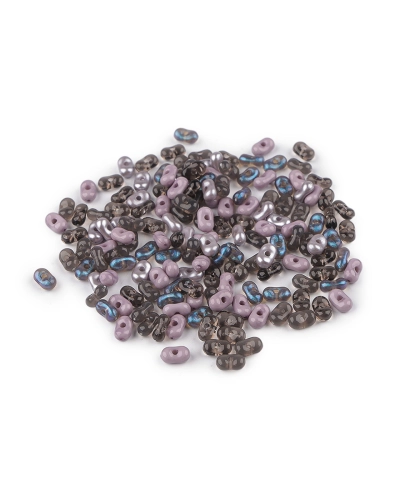 Plastové korálky peanut mix 4x6 mm - 10 g | Mimib