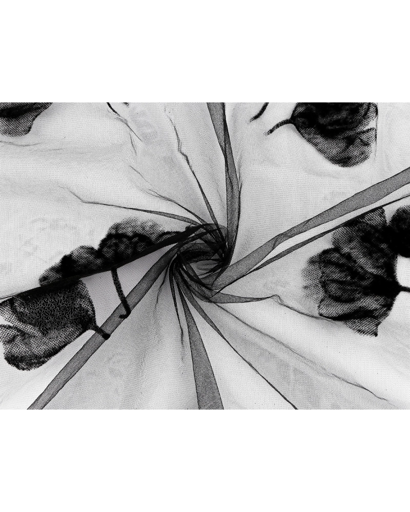 Tyl s listami ginkgo - 1 m | Mimib