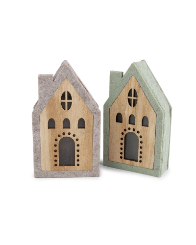 Filcový domček svietiaci - 1 ks | Mimib