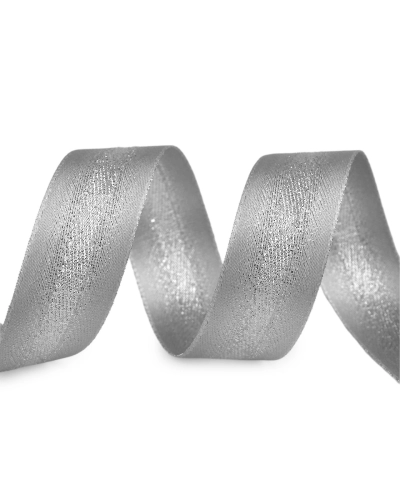 Atlasová stuha s lurexom obojlíca šírka 25 mm - 20 m | Mimib