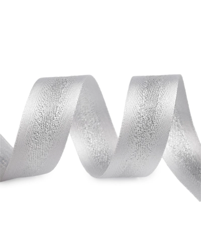 Atlasová stuha s lurexom obojlíca šírka 25 mm - 20 m | Mimib