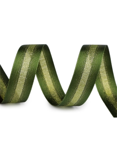 Atlasová stuha s lurexom obojlíca šírka 25 mm - 20 m | Mimib