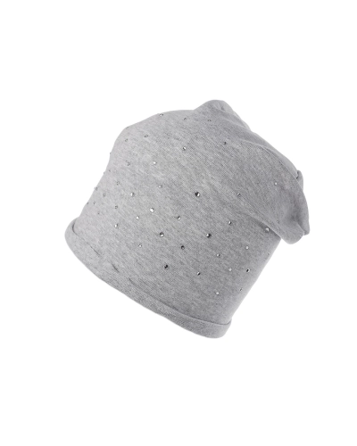 Bavlnená čiapka s kamienkami dámska - 1 ks | Mimib