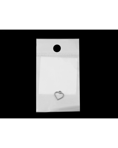 Prívesok z nerezovej ocele srdce - 1 ks | Mimib