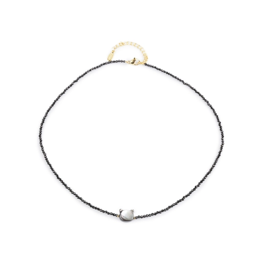 Náhrdelník z brúsených korálikov mačka - 1 ks | Mimib