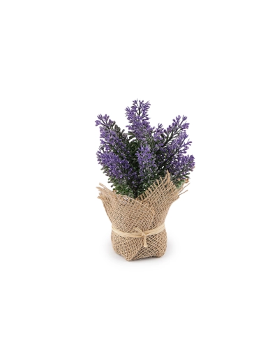 Umelá levanduľa v jutovom obale - 1 ks | Mimib