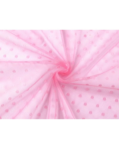 Tyl jemne pružný s bodkami - 1 m | Mimib