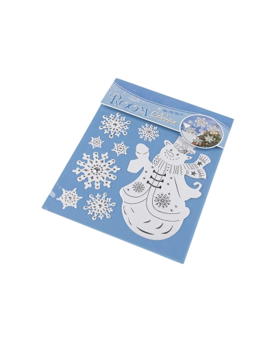 Vianočné samolepky plastické 3D - 1 kar. | Mimib